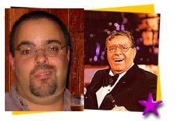 [Photo: Mike Gould with Jerry Lewis]
